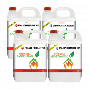 Citronella Bioethanol Fireplace Fuel 4 x 5 Litres (20 Litres)